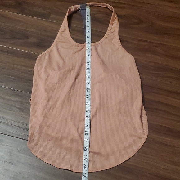 Fabletics Peach and Gray Racerback Tank Top - Picture 4 of 7